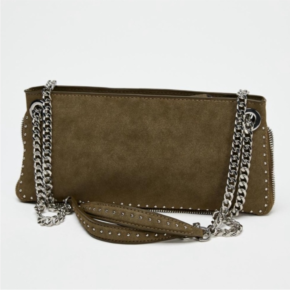 Zara Long Studded Chain Strap Women's Bag